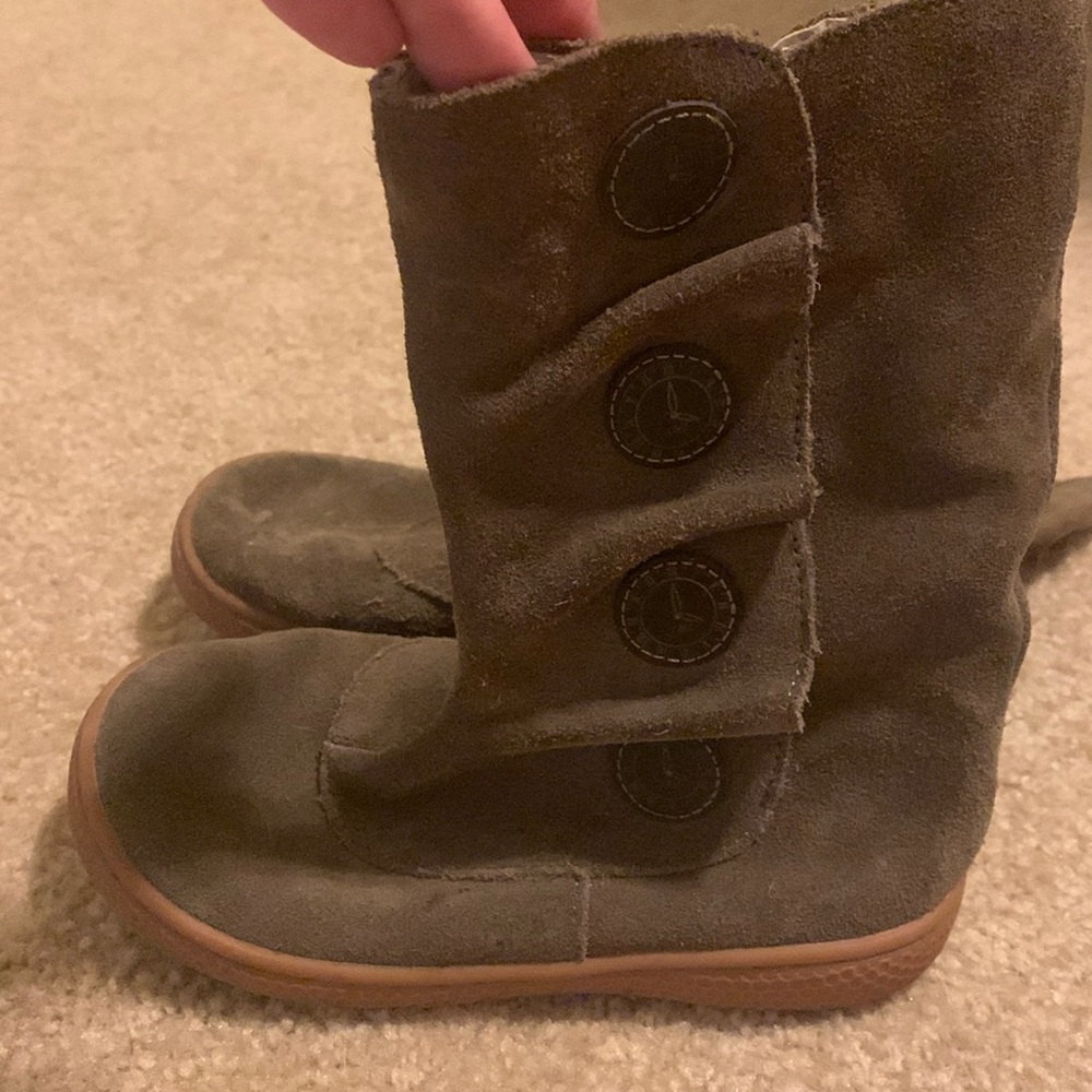 Live and Luca brown boots girls size 12